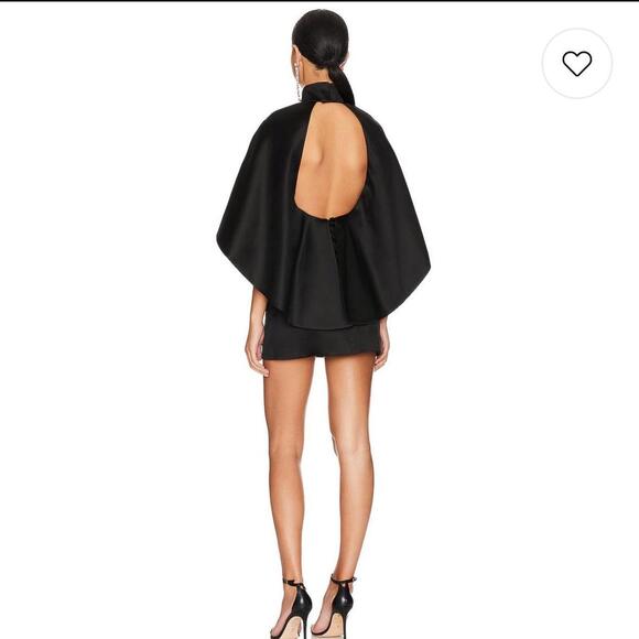 L'Academie Avah Mini Dress in Black - Picture 5 of 8